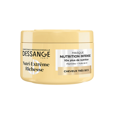 Masque capillaire nutrition intense cheveux très secs DESSANGE - pot 280ml