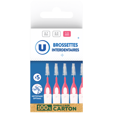 Brossette interdentaire 1,3mm X5