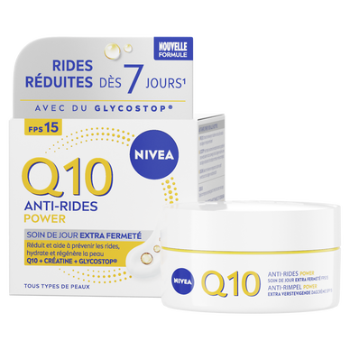 Crème Jour Anti-Rides Q10 SPF15 NIVEA Visage 50ml