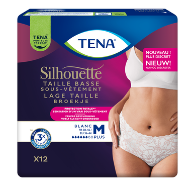 Sous-vêtement incontinence Taille basse M TENA x12