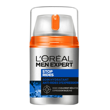 Soin hydratant anti-rides d'expression stop rides MEN EXPERT - flacon50ml