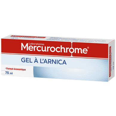Gel à l'arnica MERCUROCHROME, tube de 75ml