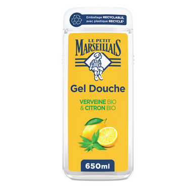 Gel douche verveine citron extra doux LE PETIT MARSEILLE 650ml
