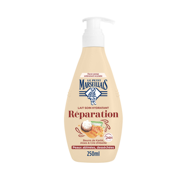 Lait hydratant 24h LE PETIT MARSEILLAIS karité réparation 250ml