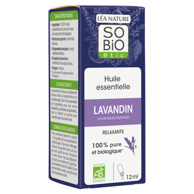Huile essentielle lavandin biologique SO BIO 12ml