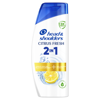 Shampooing et après-shampooing HEAD&SHOULDERS citron 2in1 300ml