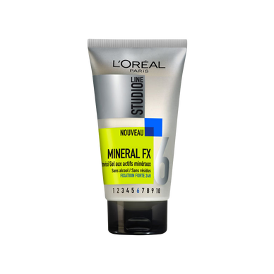 Gel cheveux minéral invisible fixation forte 24h STUDIO LINE - tube 150ml