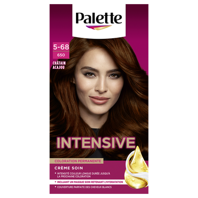 Coloration permanente 650 châtain acajou SCHWARZKOPF PALETTE - 165ml