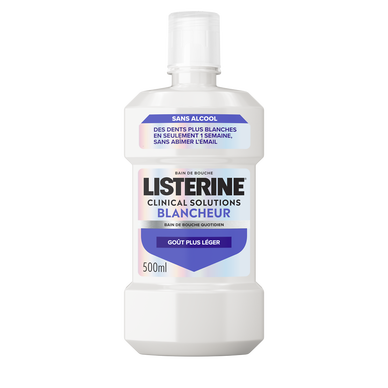 Bain de bouche LISTERINE soin blancheur sans alcool 500ml