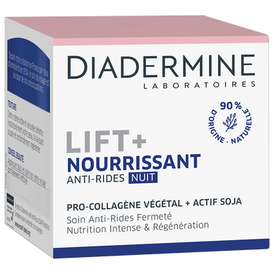 Soin de nuit visage anti-rides Lift Nourrissant DIADERMINE, 50ml