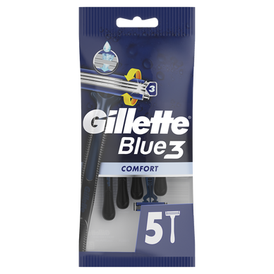 Rasoirs jetables GILLETTE Blue 3 comfort x5