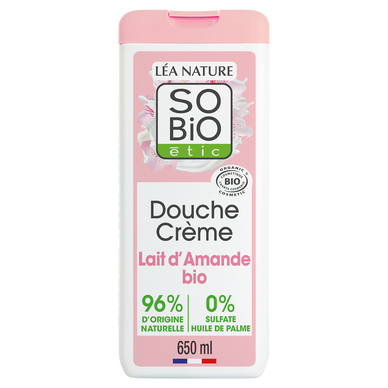 Crème douche amande SO BIO 650ml