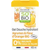 Gel douche agrumes et fleur d'oranger bio SO'BIO 450ml