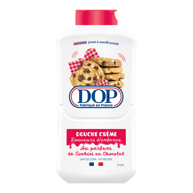 Gel douche crème parfum cookie au chocolat DOP - flacon 310ml