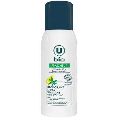 Déodorant vivifiant citron verveine spray 100ml