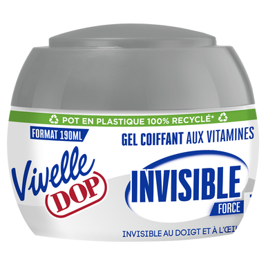 Gel coiffant fixation invisible VIVELLE DOP - pot 190ml