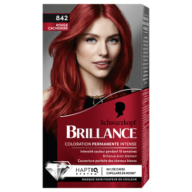 Coloration permanente 842 rouge cachemire SCHWARZKOPF BRILLANCE - 227ml