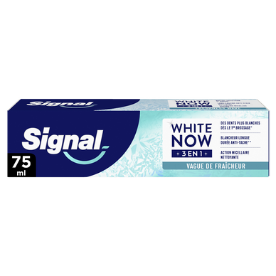 Dentifrice white now 3 en 1 blancheur fresh kiss SIGNAL 75ml