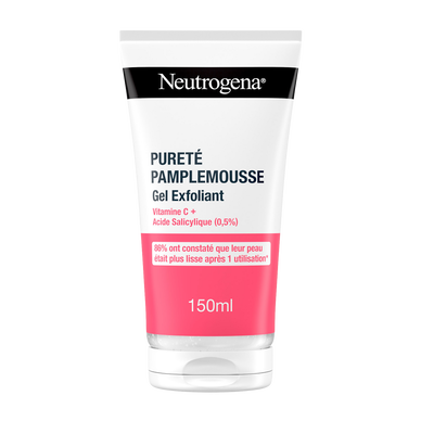 Gel nettoyant visage exfoliant purete pamplemousse NEUTROGENA - tube 150 ml