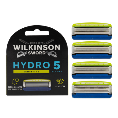 Lames de rasoir Hydro 5 Sensitive WILKINSON - x4