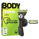 Rasoir GILLETTE LabsBody+Intimate Base avec 2 lames