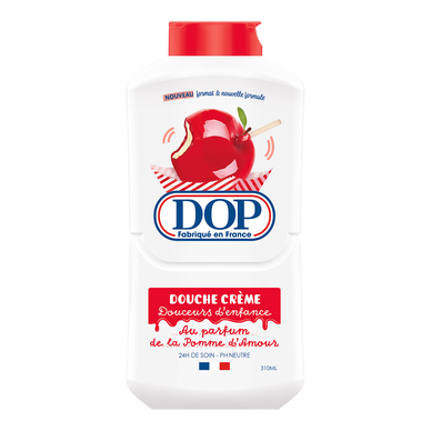 Gel douche crème au parfum pomme d'amour DOP - flacon 310ml