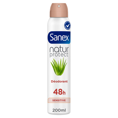 Déodorant spray SANEX Natur Protect Aloe Vera Bio Peaux Sensibles 48h200ml