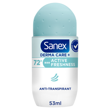 Déodorant bille anti-transpirant SANEX Derma Care+ active freshness 72h 53ml