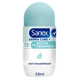 Déodorant bille anti-transpirant SANEX Derma Care+ active freshness 72h 53ml