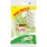 Rasoirs jetables Pure 3 Lady BIC, x8 unités
