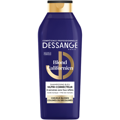 Shampooing bleu nutri-correcteur DESSANGE blond californien 280ml