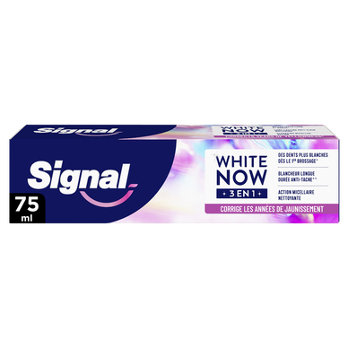 Dentifrice white now 3 en 1 blancheur forever young SIGNAL 75ml