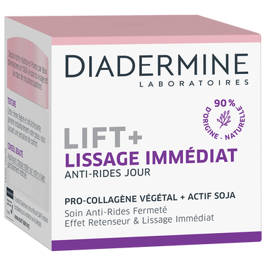 Soin de jour visage anti-rides Lift lissage immédiat DIADERMINE, 50ml