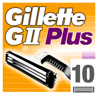 Lames pour rasoir masculin GII Plus GILLETTE, x10