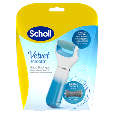 Râpe électrique pour les pieds velvet smooth express anti-callosités SCHOLL