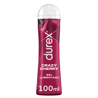 Gel Lubrifiant Intime Crazy Cherry Arômatisé Cerise Base Eau - DUREX -100ml