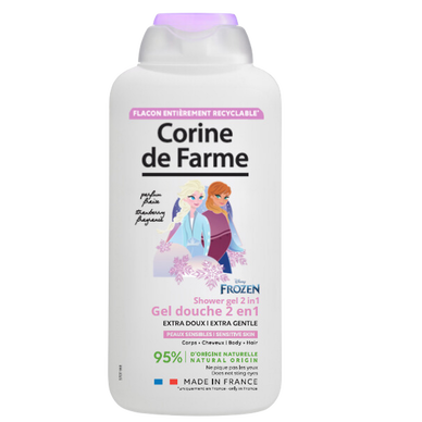 Gel douche CORINE DE FARME 2 en 1 Frozen 500ml