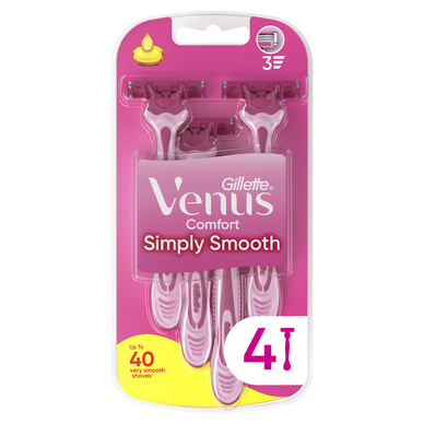 Rasoirs jetables VENUS Comfort simply smooth x4