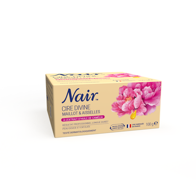 Cire dépilatoire maillot et aisselles Divine Orchidée NAIR, pot de 100g