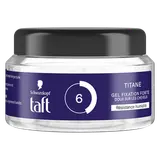 Gel coiffant Titane fixation forte résistant à l'humidité pot TAFT - 250ml