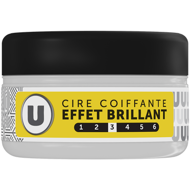 Cire coiffante homme effet brillant - 75ml