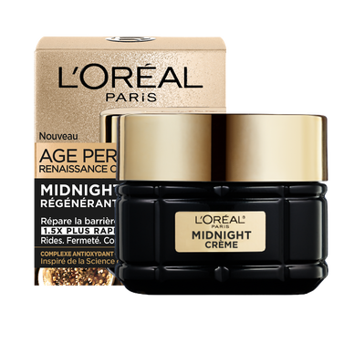 Crème visage nuit anti-âge régénérante L'ORÉAL PARIS - pot 50ml