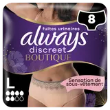 Culottes ALWAYS Discreet boutique fuite urinaire beige plus L x8