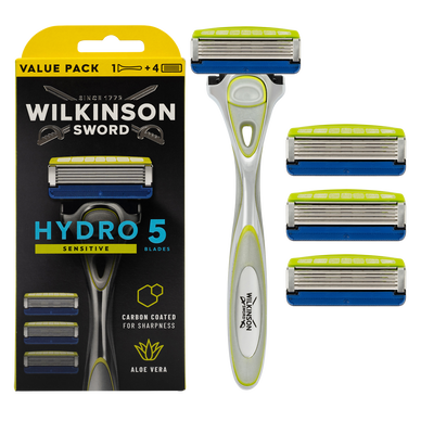 Rasoir Starter Hydro 5 Sensitive WILKINSON - 1 rasoir + 3 recharges
