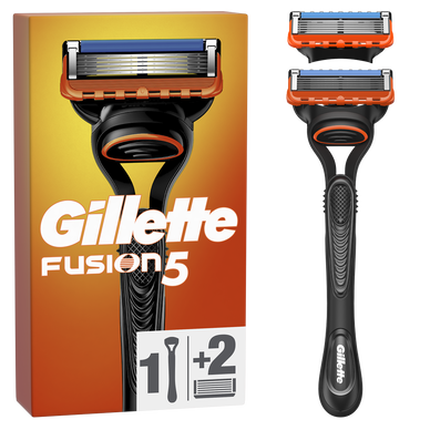 Rasoir manuel GILLETTE fusion avec 2 recharges