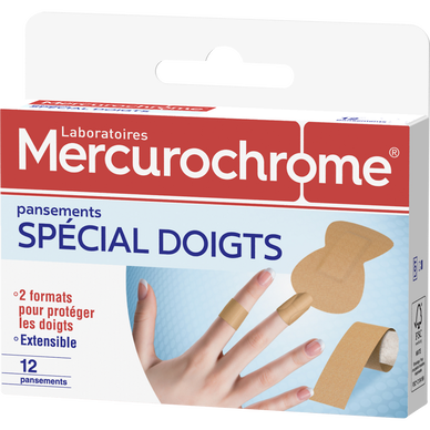 Pansement doigt MERCUROCHROME