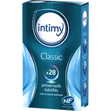 Préservatifs classic lubrifiés INTIMY, x28