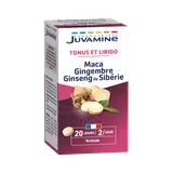 JUVAMINE tonifiant sexuel maca-ginseng-gingembre comprimés x40