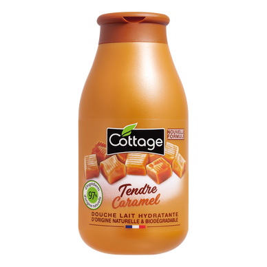 Douche lait hydratant COTTAGE Tendre caramel 250mL