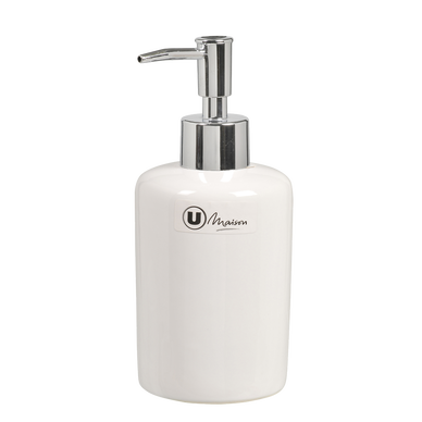 Distributeur savon céramique - Blanc